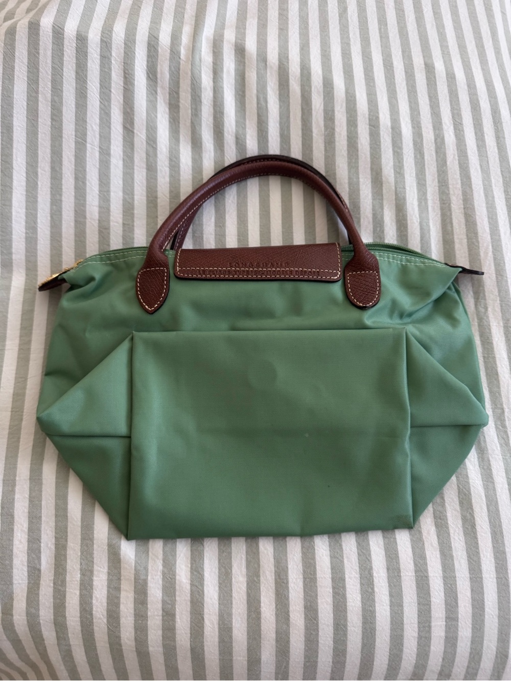 Longchamp Sage Green Handbag - Picture 2 of 4